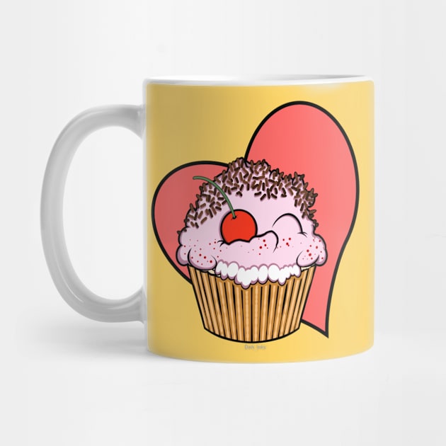 Valentine Cupcake by Dark_Inks